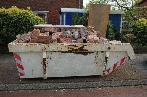 Flat clearance team removing furniture from a Milton Keynes flat